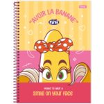 CADERNO UNIVERSITÁRIO FINI COM CHEIRINHO CAPA DURA 10 MATÉRIAS 160FLS - FORONI - Imagem 2