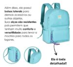 MOCHILA ESCOLAR YOUR DREAMS - CLIO | 4 CORES DISPONÍVEIS | DE COSTAS - Imagem 7
