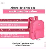MOCHILA ESCOLAR YOUR DREAMS - CLIO | 4 CORES DISPONÍVEIS | DE COSTAS - Imagem 6
