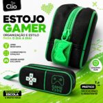 Estojo Escolar Simples Game Start - Clio Style