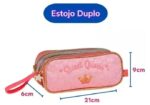 Estojo Escolar Sweet Queen | Rosa | 2 divisórias - Clio - Imagem 6