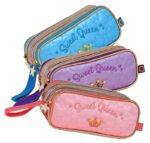Estojo Escolar Sweet Queen | Rosa | 2 divisórias - Clio - Imagem 2