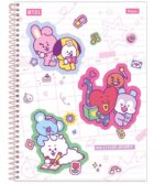 Caderno Universitário BT21 | Capa dura | 80fls | 1 matéria - Foroni