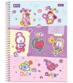 Caderno Universitário BT21 | Capa dura | 80fls | 1 matéria - Foroni - Imagem 3