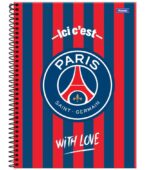 Caderno Universitário PARIS SAINT GERMAIN | Capa dura | 160fls | 10 matérias - Foroni - Imagem 4