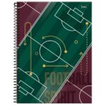Caderno Universitário SOCCER | Capa dura | 160fls | 10 matérias - Foroni - Imagem 2