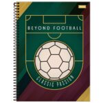 Caderno Universitário SOCCER | Capa dura | 160fls | 10 matérias - Foroni - Imagem 3